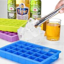 Ice Cube Tray, 3 Pack Silicone Ice Tray Easy-Release Flexible 15 Ice Cube Molds, Stackable Ice Trays For Freezer, Ice Cube Size 1.2 IN For Cocktail, Whiskey, Juice, Baby Food,