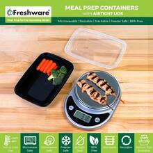 Meal Prep Containers [150 Pack] 1 Compartment Food Storage Containers With Lids, Bento Box, , Stackable, Microwave/Dishwasher/Freezer Safe (28 Oz) - 1-cOMP-28OZ_ - View 3