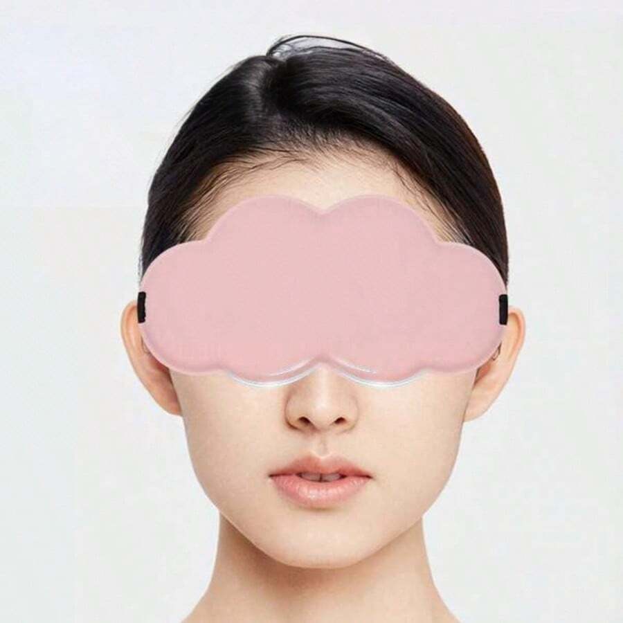 1 Eye Mask+1 Pair Of Earplugs, Blackout Eye Mask, 3D Cloud Eye Mask, Comfortable, Skin Friendly, Noise Isolating, Enhances Sleep Quality, Suitable For Bedrooms(Earplug Color Random)