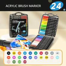 Touchmark Schwarze Mythos Pro. Malkasten mit 80/60/48/36/24/12 Farben für alle Arten von Malerei, Zeichnen, Geschenke, Schule, Kunst, Schreiben, gute Leistung, Schulmaterial, Schulbeginn