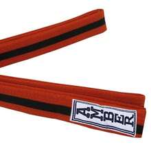 Amber Fight Gear Premium Karate Belt, 100% Cotton Canvas Martial Arts Belt For Karate, Taekwondo & Judo
