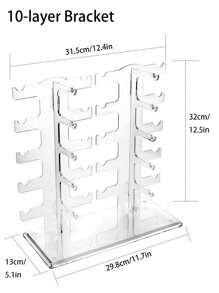 1 Piece Sunglasses Storage Display Stand, Glasses Storage Box Display Stand Can Hold 6 Pairs Of Glasses,For Holiday Beach, Bathroom Collection, Bedroom Collection, Large Capacity