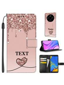 Customizable Wallet Phone Case With Card Slots And Lanyard Strap, Compatible With Apple And,Stylish,Colorful,Vintage,Cute,Contracted,Funny,Custom,Personalized,Unique,Customized,Ideal Gifts For Him,Ideal Gifts For Her,Boyfriend,Girlfriend,Family,Friends,Grandparents,Couple,For Anniversaries,For Birthdays