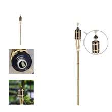 1 peça de tocha ao ar livre de bambu querosene, luz de tocha, luz de tocha, atmosfera de feriado de casamento, luz de tocha, decoração de Natal e Halloween, tocha de acampamento, decoração ao ar livre, tocha de álcool