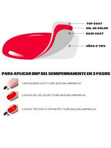 OBP C & G OBP Range Of 12 Semi-Permanent Gel Polish 3 Steps - Multicolor - View 3