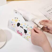 Sanrio صندوق مناديل جلدي مقاوم للماء من هالو كيتي سانريو، صندوق مناديل، حامل مناديل، حامل مناديل المائدة، صندوق مناديل المطبخ، صندوق مناديل ديكور المنزل، صندوق مناديل مقاوم للماء للحمام، ديكور العطلات، ديكور الغرفة، ديكور الزفاف، صندوق تخزين، أدوات منزلية، حفلة عائلية في العطلات