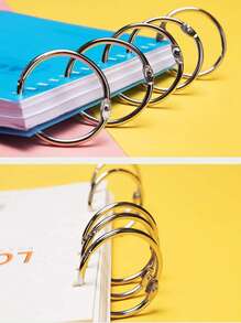 10/50 Pack Loose Leaf Binder Ring, Binder Rings 1 Inch, Binder Rings, Book Rings, Metal Rings For Index Cards, Rings For Flash Cards, Index Card Rings, Paper Rings, Small Binder Ring, Book Ring School Supplies,Back To School