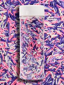 Rainbow Jimmies Sprinkles Edible Cake Decorations,Toppings For Ice Cream, Cupcakes, Donuts, Truffles, Macarons, Waffles, Lollipops, Fondant & Dessert Tables | DIY Party Supplies For Birthdays, Weddings,Christmas, Valentine's Day - Multicolor - View 14