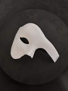 1 Buah Topeng Setengah Wajah Satu Mata Elegan untuk Kostum Phantom of the Opera, Set Topeng Pasangan Serasi untuk Pernikahan, Pesta Topeng & Pertunjukan Teater - Topeng Plastik dengan Visibilitas Satu Mata, Aksesori Kostum (Halloween, Opera) - MultiWarna - View 4