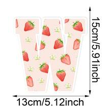 1 pezzo Scatola decorativa con palloncini a forma di fragola rossa da 25cm, con scatola trasparente rossa e 26 lettere a tema fragola disponibili per la selezione, scatola per conservare i palloncini decorata, scatola regalo per decorazione festa di compleanno, doccia per bebè, decorazione per feste, matrimoni, sfondo per foto, decorazione per feste femminili, feste estive, feste a tema frutta, feste hawaiane - Multicolore - Visualizzare 17