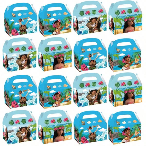 Disney 12pcs / 24pcs, Frozen Birthday Decorations, Elsa Party Decorations, Goodie Bag, Frozen Party Gift Box, Frozen Themed Candy Cookie Party Gift Box, Party Candy Gift Bag, Elsa And Anna Themed Party Decorations, Birthday Party Supplies, Christmas, Halloween, Easter, Valentine's Day, National Day