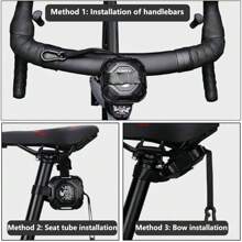 ENLEE Set de 7 piezas ENLEE Cuerda de remolque de bicicleta con retracción automática, cuerda de remolque duradera y ajustable con mosquetones resistentes, ideal para bicicletas de carretera y montaña, accesorio de ciclismo para uso al aire libre y viajes