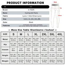 Pantaloni da ciclismo da uomo XTIGER, con imbottitura 5D per il sedile, tre tasche, pantaloni da ciclismo con strisce antiscivolo, leggings da ciclismo da uomo, comodi e aderenti, traspiranti e ad asciugatura rapida, adatti per sport all'aperto e attrezzatura da ciclismo casual