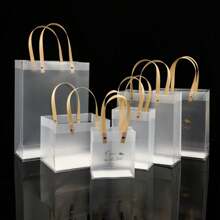 Frosted Tote Bag PVC Waterproof Transparent - Companion Gift Candy Bag