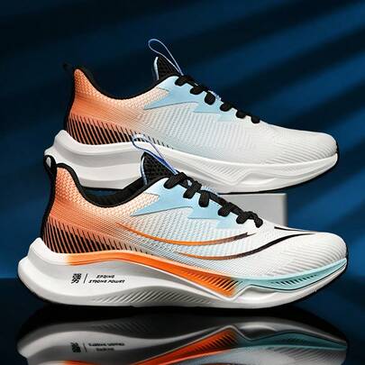 全新透气耐用男女款户外运动鞋，轻质缓震回弹竞技跑鞋，适合学生和成人