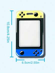 1pc Plastic ID Card Holder With Lanyard, High Quality Embossed Printing, Suitable For Transit Card, Photo Card, Game Card, ID Card Protection, School Supplies,Back To School