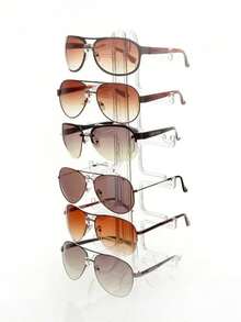 Sunglasses Desktop Storage Rack, Glasses Storage Display Rack, Transparent - Multicolor - View 4