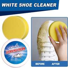 100g White Shoe Care Cream, PU Leather Restoring Agent, Multi-Purpose Care Cream To Revive Original Shine On Shoes, Leather Furniture