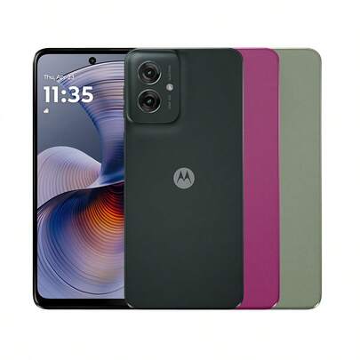 Motorola 联想摩托罗拉 MOTO G55 5G 智能手机全球版 ROM，8GB+256GB，联发科天玑 7025 处理器，6.5 英寸 120Hz 刷新率 LCD 屏幕，5000 万像素 OIS 主摄像头，1600 万像素前置摄像头，5000mAh 电池，33W 快充 *支持多种语言