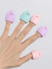 15/30/60pcs Mini Air Puff Sponges, Including Air Cushion Puffs, And Makeup Sponges, Suitable For Liquid Foundation, Powder, And Concealer. Cosmetic Sponge Set, Macaron-Color Scheme Cosmetic Puff, Foundation Make-Up Mixed Cosmetic Sponge - Nhiều màu - Xem 2
