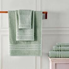 Green 6 Piece Bath Towels Set For Bathroom Original Turkish Cotton Soft, Absorbent And Premium 2 Bath Towels, 2 Hand Towels, 2 Washcloths - 綠色 - 查看 6