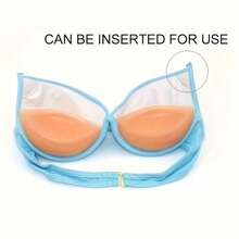 2pcs/Set Silicone Breast Pads With No Trace, Thickening And Supporting Invisible Breast Pads For Underwear, Suitable For Swimwear And Bra Accessories, Soft And Comfortable, Suitable For Home, Outdoor And Sports Wea, Beach Essentials, Beach Accessories, Pool Float - Multicolor - View 5