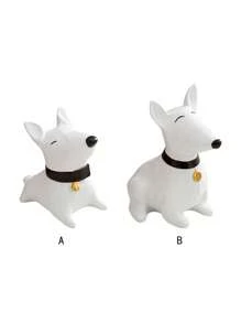 1 Peça Figura Decorativa de Resina em Forma de Cachorro, Decoração em Estilo Cartoon, Adequado para Decoração de Casa, Quarto, Hotel, Restaurante, Presente de Formatura, Lembrança de Casamento, 2 Tamanhos Disponíveis