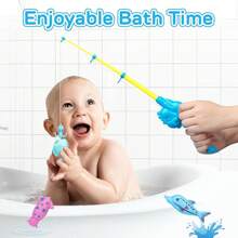 Magnetic Fishing Game For Kids 3-5 With Toddler Fishing Poles, Magnetic Poles Game Are Designed For Little Hands, Bath Toys For Kids Ages 4-8