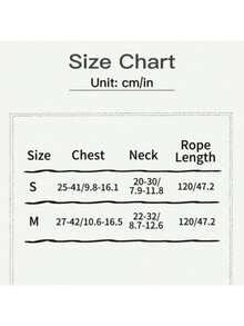 PETSIN 寵物攜帶背包teddy & Poodle繩索,胸部和背部帶,行走貓/狗的零食包和拴繩 - 彩色 - 查看 7