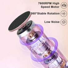 Multifunktionale elektrische Feile für Füße, Pediküre-Maschine, Nagelpoliermaschine, Entferner für abgestorbene Haut, Hühneraugen-Fußglättiger, Fußpflege 1200mAh