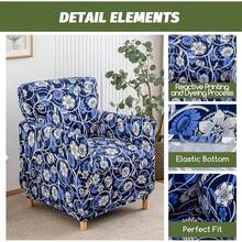 Local Delivery - Banquet Armchair Slipcover Printed Chair Covers With Arms Stretch Club Chair Slipcover Soft Armchair Sofa Covers Anti-Slip Furniture Protector For Dogs Pets Home Living Room Decor, 14 - A6 - 查看 2