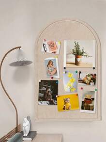 1pc Nordic Minimalist Foldable 3D Geometric Decorative Wall Panels, Self-Adhesive Shockproof Wall Art Bulletin Board, Removable & Reusable Felt Sheets For Home Office Decor, Key Holder, Suitable For Room Decoration, Office Memo, Bedroom Headboard, Wall Graffiti Cover & Jewelry Organization