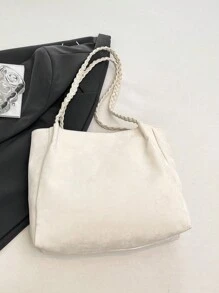 Cute Fairy Casual Large Bag 2025 New Niche Design Fashion Bow Woven Tote Shoulder Underarm Bag Women Tote Bags