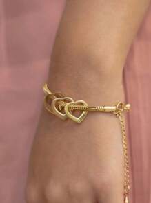 Personalisiertes Oma-Armband mit den Namen der Enkelkinder - Individuelles Familien-Armreif - Sinnvolles Geburtstagsgeschenk für Großmutters