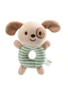 Christmas Decoration New Baby Rattle Toys Cartoon Animals Plush Infant Hand Ring Bed Toys For Newborn 0-24 Months Toddler Early Educational Toy