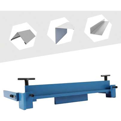 HYYKJ-US Manual Sheet Metal Bending Folding Machine Bender 450mm Metalworking Workshop Hand Brake Folder, Suitable For 1.2mm Thickness Steel Sheet, 0-90° Bending Angle