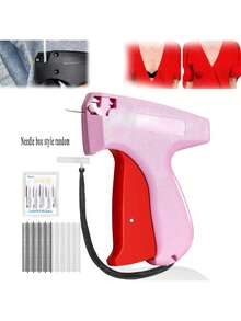 Fine Stitch Gun Stitchy Quick Clothing Fixer For Clothes,Micro Tagging Gun For Clothing With 6 Fine Needles & 1000 Pcs Fasteners,Mini Speedy Sticky Sewing Hemming Tool,Tagging Gun For Clothing, Tag Attacher Gun For Standard Retail Price Tag, Tag Gun Kit With Barbs Fasteners, Tagging Gun For Store Consignment, Garage Yard