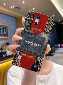 New Fashionable Leopard, Gorilla, Letter Print Matte Soft TPU Phone Case, Anti-Scratch, Anti-Fingerprint, Camera Lens Protection, Compatible With Apple, OPPO, VIVO