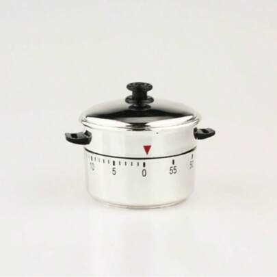 1 Stück 60-Minuten mechanischer Küchentimer, Kochtimer, Zeitmanagemenwerkzeug, einzigartiges kleines Dekorationselement für Küche, Studenten