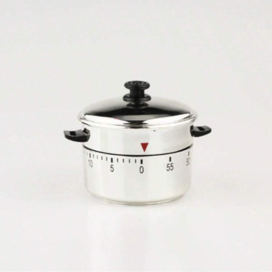 1pc 60-Minute Mechanical Kitchen Timer, Cooking Timer, Time Management Tool, Unique Small Decor Item For Kitchen, Students - Multicolor - View 1