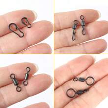 300pcs Carp Fishing Tackle Set Includes Soft Tube, Line Anti-Back Device, Swivel, Connectors, Fishing Gear