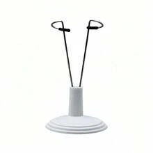 1/2 件可调节金属娃娃支架，Ins 风格，12-15 厘米泰迪熊/公仔展示架，黑色/白色底座，便携式摄影道具（多角度固定+毛绒娃娃收纳） - 彩色 - 查看 8