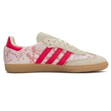 Adidas Originals Adidas Samba OG W Low-Top Durable Sneakers, Lightweight & Comfortable Casual Shoes, JR8841 - White/cream/light Scarlet - View 2