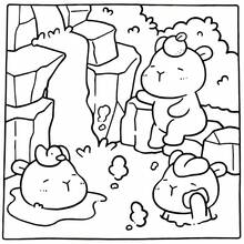 1pc CAPY CAPY | Puzzle & Stress Relief | Adult Coloring Book | Includes Various Relaxing Scenes, Such As Small Animals Sleeping In Different Places | Simple Patterns, Clear Lines, Suitable For Stationery, School Supplies, Perfect Gift For Girls, Wedding Season, Mother's Day - CAPY CAPY - View 6