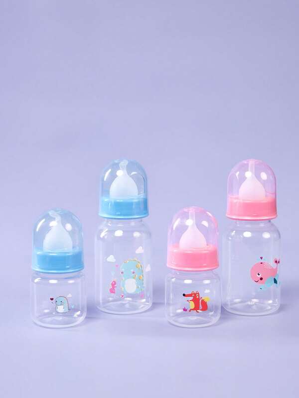 PETSIN 1pc Cartoon Design Baby Bottle For Newborn Kitten Puppy Pet Feeding Milk Bottle With Nipple,Dogs/Cats,Spring/Summer/Fall/Winter, Cat Necessities