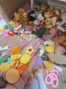 40 piezas/10 piezas Cajas de sorpresa en miniatura de paquetes de entrega falsos, edición caja ciega, para escena de casa de muñecas DIY, pequeños paquetes sorpresa