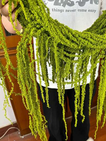 1/2/3/4/5枝垂吊苋菜，垂吊苋菜花束，悬挂式墙面装饰，拱形花卉装饰，干花摆设，婚礼装饰，秋季装饰