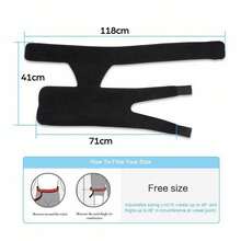 3PCS Adjustable Belt Hip Pain Relief Groin Wrap Brace Rib Support UK - Black - View 11