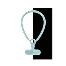 1 件简约硅胶腕带手机挂绳 + 硅胶夹、耐用钥匙扣、包带、通用手机壳支架