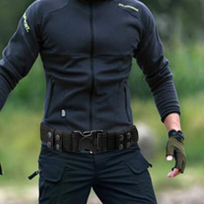 Tactical Quick-Release Waist Belt, Woven Belt For Camping & Fishing, Multi-Functional Tactical Belt, Outdoor Training Belt, Excellent Gift For Festivals & Birthdays, Suitable For Training, Hunting & Travel